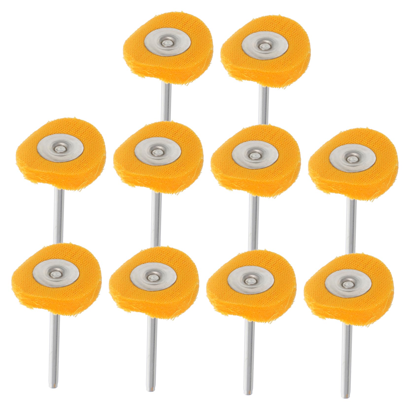 Garneck Rotary Tool Accessory 10pcs Polishing Wheel Brush Buffing and Polishing Kit Size for Detail