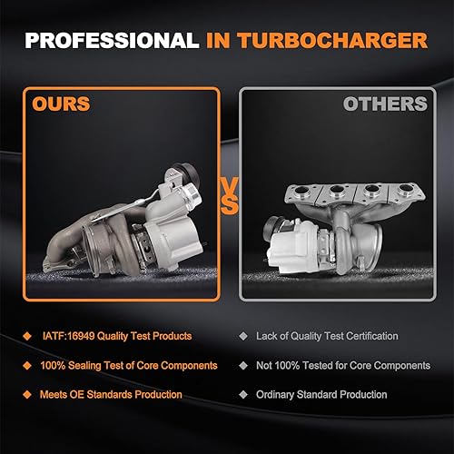 Miniatura 5 de TOPAZ TD04 Turbocompresor Turbo compatible con BMW Z4 E89 X1 E84 5 Touring F11 F10 F30 1 F20 49477-02003 11657635803