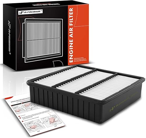 A-Premium Filtro de aire de motor compatible con Mitsubishi Lancer 2002-2007 2011, Mirage 1997-2002, Outlander 2003-2006