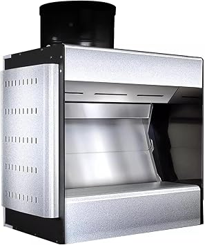 Airbrush Spray Booth with Waterfall, Craft Table Airbrush Lighting Spray Booth with Water Curtain Exhaust, Led Lighting for Model Art, Pottery and Crafts