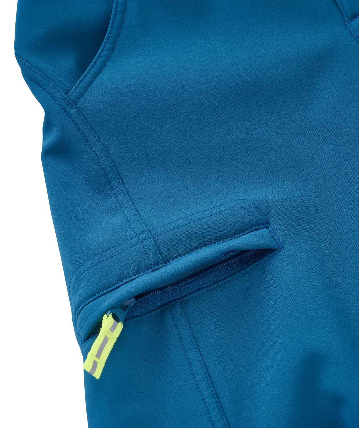 JAKO-O Softshellhose Kinder Petrol – Winddichte & Wasserabweisende Hose | Wetterfest & Flexibel: Warm gefütterte Kinder Outdoorhose mit Fleece – elastisch, atmungsaktiv & perfekt für Herbst & Winter.