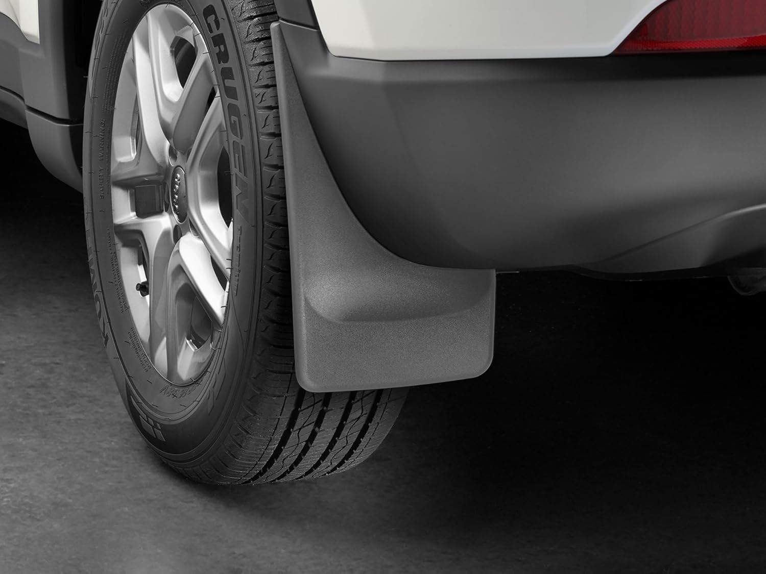 WeatherTech Custom No Drill Splash Guard MudFlaps for Jeep Compass, Rear Pair (120096), Black