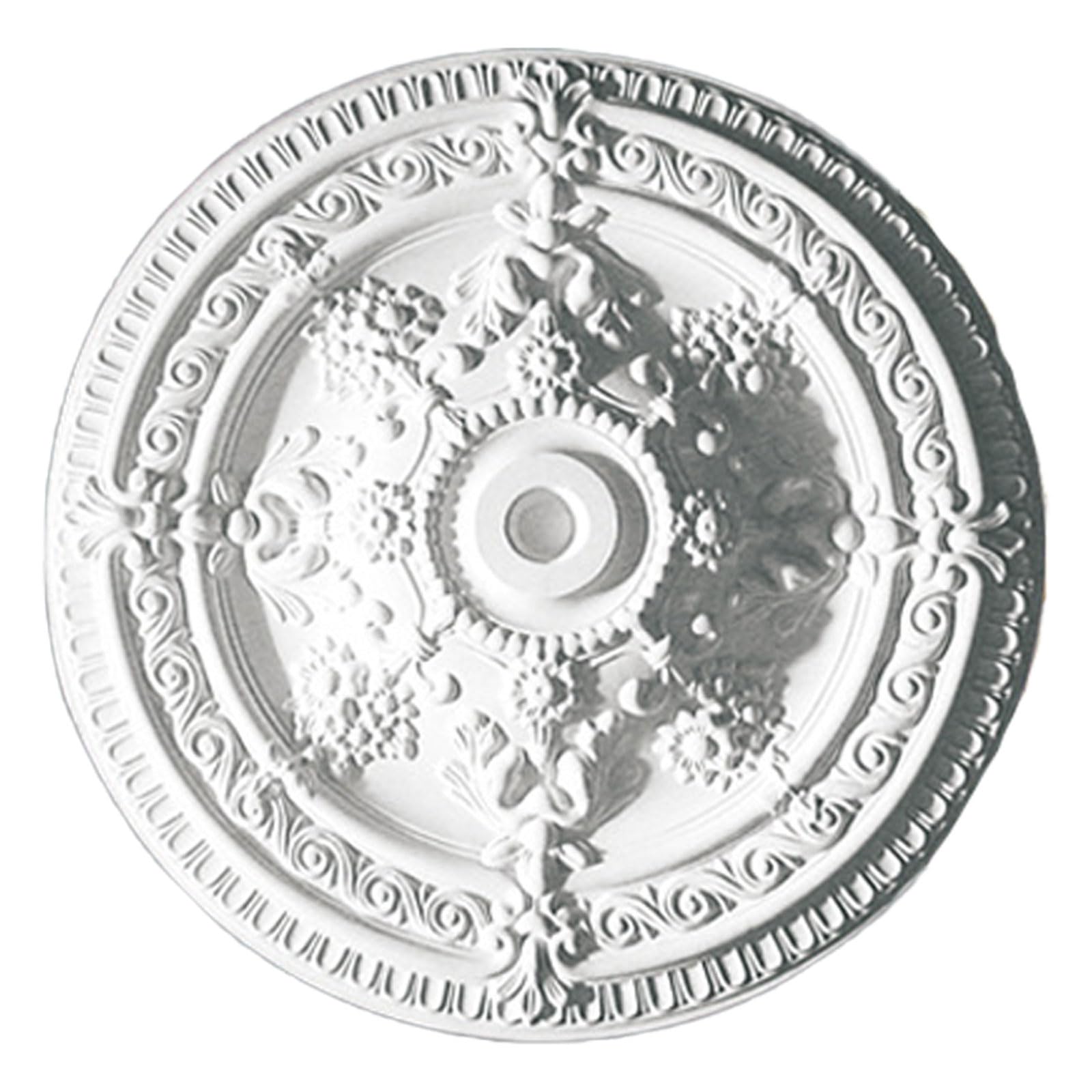 Foelanne White N Pu Ceiling Light Medallion White Multiple Sizes(,65Cm)