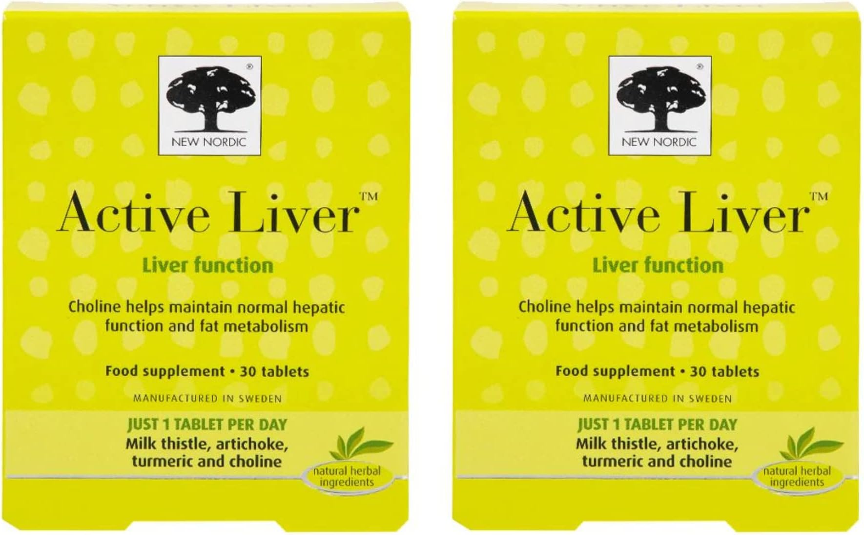 New Nordic | Active Liver Tablets | Pack of 2 x 30s