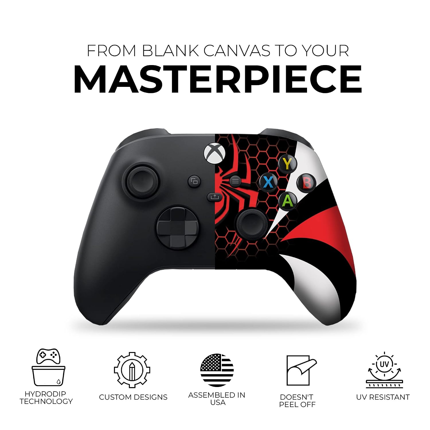 Buy Original Xbox Modded Controller Special Edition Customized by  DreamController Compatible with Xbox One S/X, Xbox Series X/S & Windows 10  Made with Advanced HydroDip Print Technology (Not Just a Skin) Online