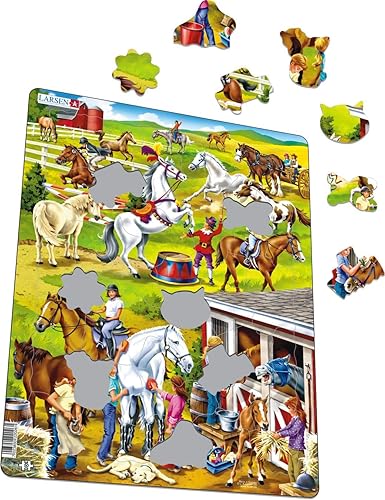Miniatura 2 de Larsen Puzzles Horse - Rompecabezas infantil de 50 piezas
