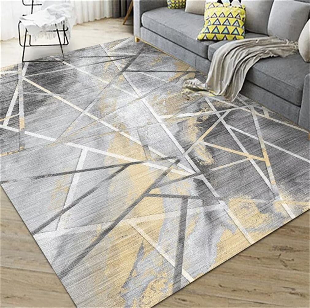 Tapis chemin de couloir anti-tache gris pour entrée propre
