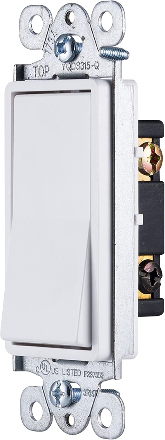 GE Paddle Rocker Light Switch 3 Way Switch On Off Switch Rocker Switch