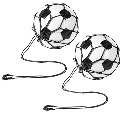 2-Pack Soccer Kick Trainer – Hands-Free Adjustable Return Net for