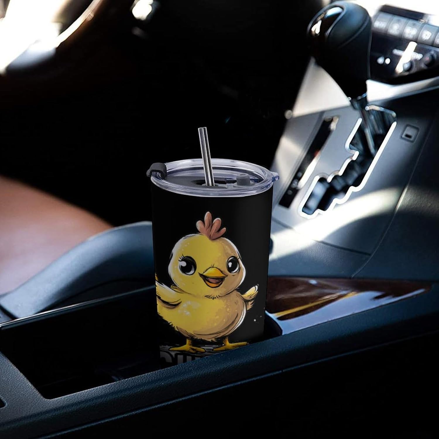 Chicks Travel Coffee Mug Stainless Steel Insulated Tumbler Water Bottle Tea Cup for Home Office