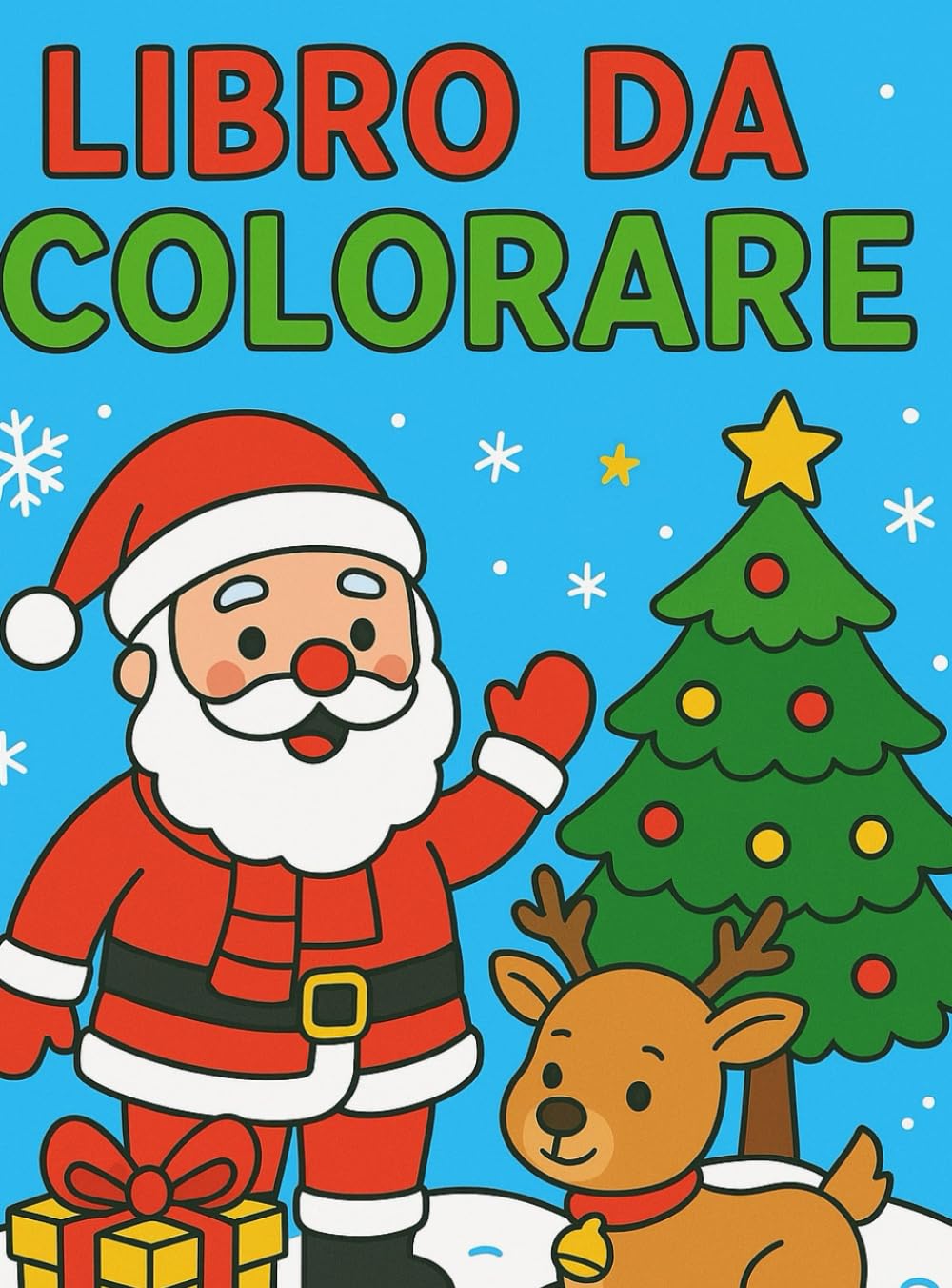 Libro da colorare: Colora il Natale