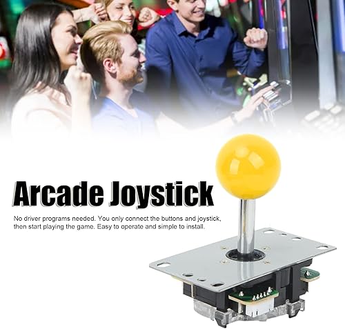 Miniatura 4 de Yoidesu Buttons and Joysticks DIY Kit, 2 Player Gamepad DIY Replacement Parts, USB Controller Computer Game Stick Joysticks with Control Chip