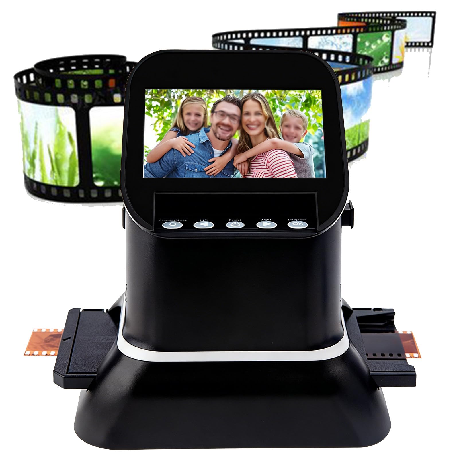 Film Scanner High-Resolution Film&Slide Scanner with 4.3” LCD – Convert 135, 126, and Slides to 22MP Digital JPEG Photos Quickly-image-36