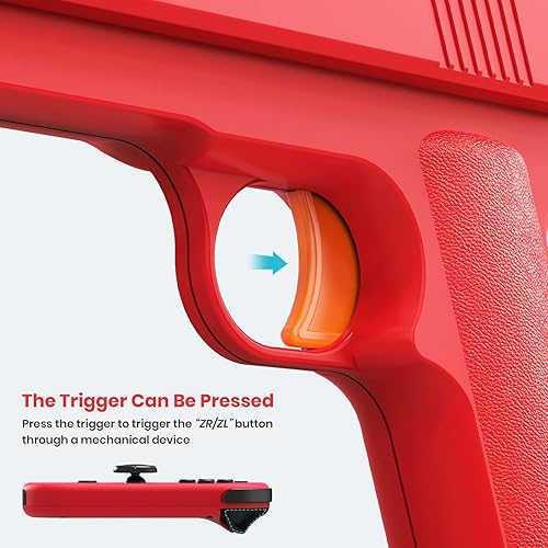 Miniatura 5 de CODOGOY Shooting Game Gun Controller Compatible with SwitchSwitch OLED Joy-Con, Hand Grip Motion Controller for Nintendo Switch Shooter Hunting