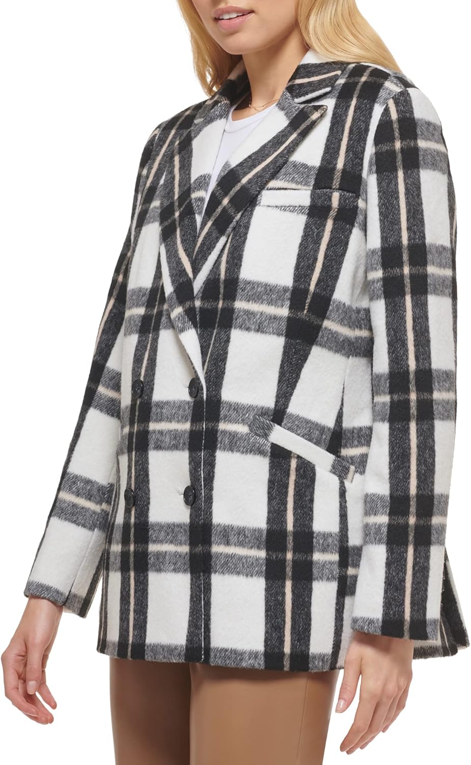 Levi's Womens Levi's Women's Wool Blend Double Breasted Blazer - Image 4