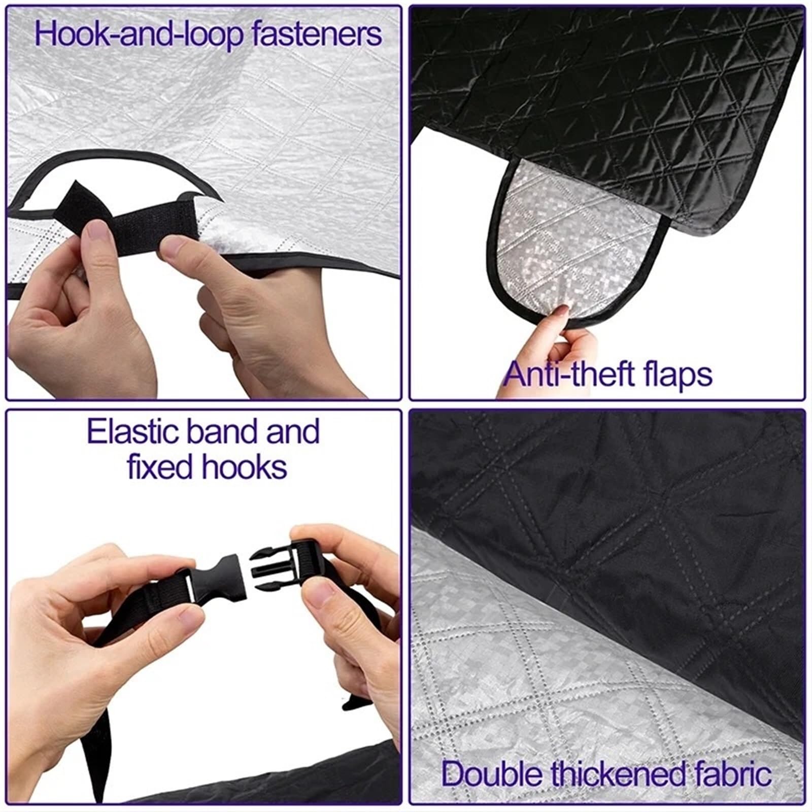 para VW Transporter T5 Cubierta De Parabrisas Coche Protección UV Nieve para Toldo Parasol Parabrisas para Coche