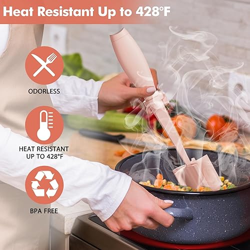 Miniatura 29 de Shadowgallery Paquete de 2 picadores de carne, resistente al calor para carne de hamburguesa, triturador de carne molida, utensilio picador