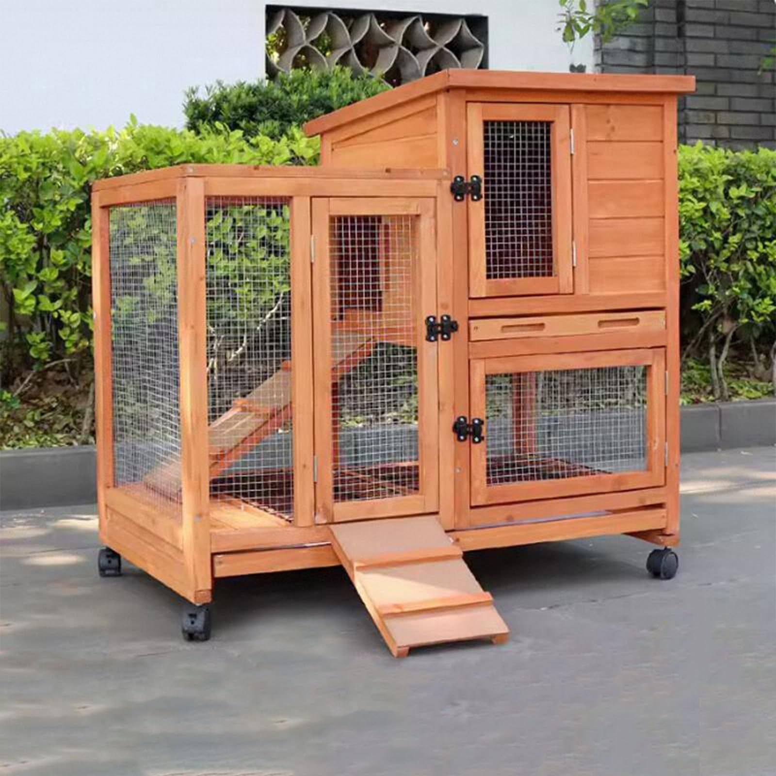2段木製ケージ　小動物用【新品 送料無料】 2段木製ケージ 小動物用【新品 送料無料】 2段木製ケージ 小動物
