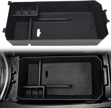 auovo Center Console Organizer Tray for Mercedes Benz Accessories C GLC Class W205 CLS 2015+ Secondary Armrest Console Storage Box Car Interior