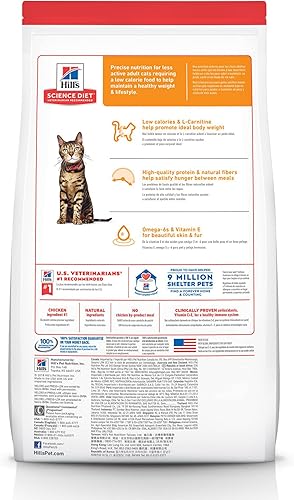 Miniatura 3 de Hills Science Diet Alimento seco para gatos adulto ligero para un control saludable del peso y el peso receta de pollo