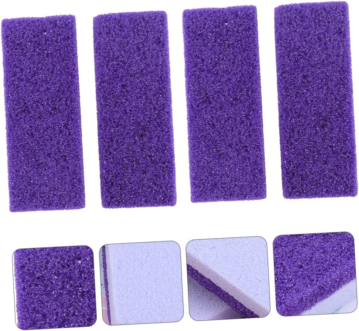 VICASKY 4pcs Pumice Stone for Foot Care Callus Remover and Foot Scrubber for Smooth Heels for Home and Travel Natural Lava Material