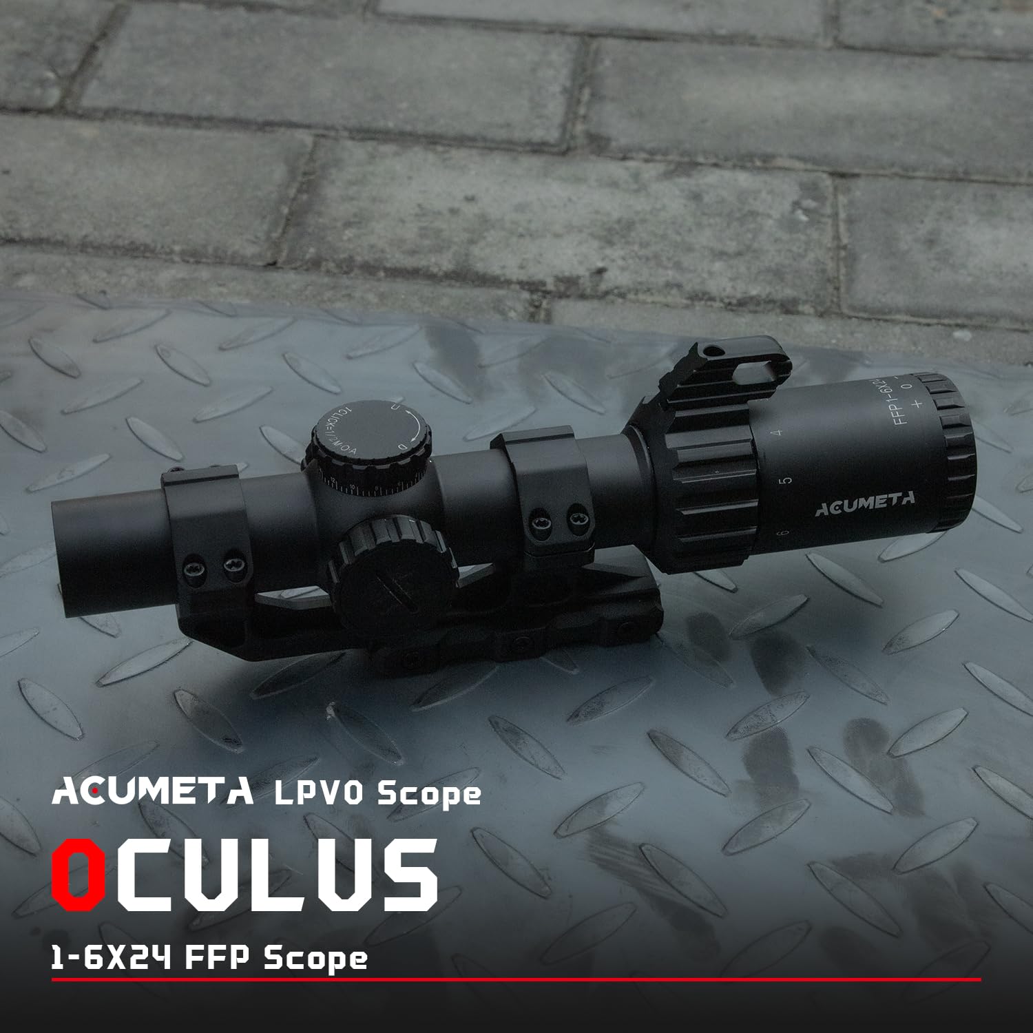 Amazon.co.jp: ACUMETA Oculus 1-6X24 FFP ライフルスコープ、30mm