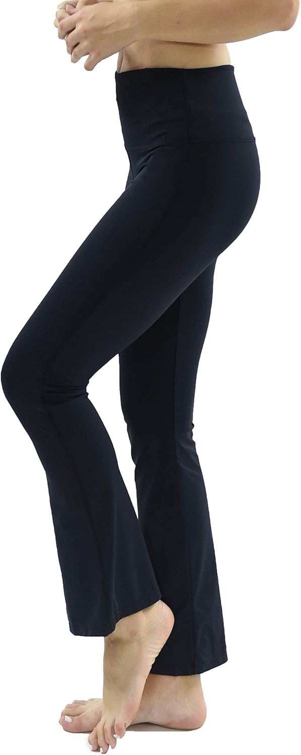 Private Island Women UPF50+ Bootcut Long Leggings Pants Swim Beach Swimsuit Rash Guard Bathing CubanoBoom Bottom (RMLBC)