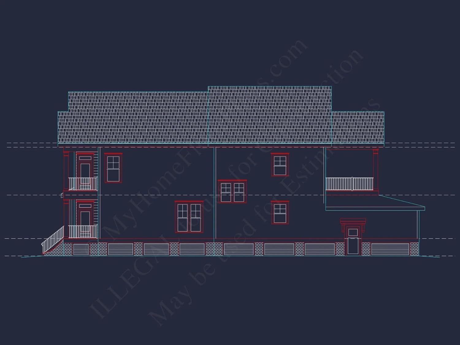 20-1926 HOUSE PLAN - Coastal Farmhouse Home Plan - 4-Bed, 3-Bath, 2,885 SF
