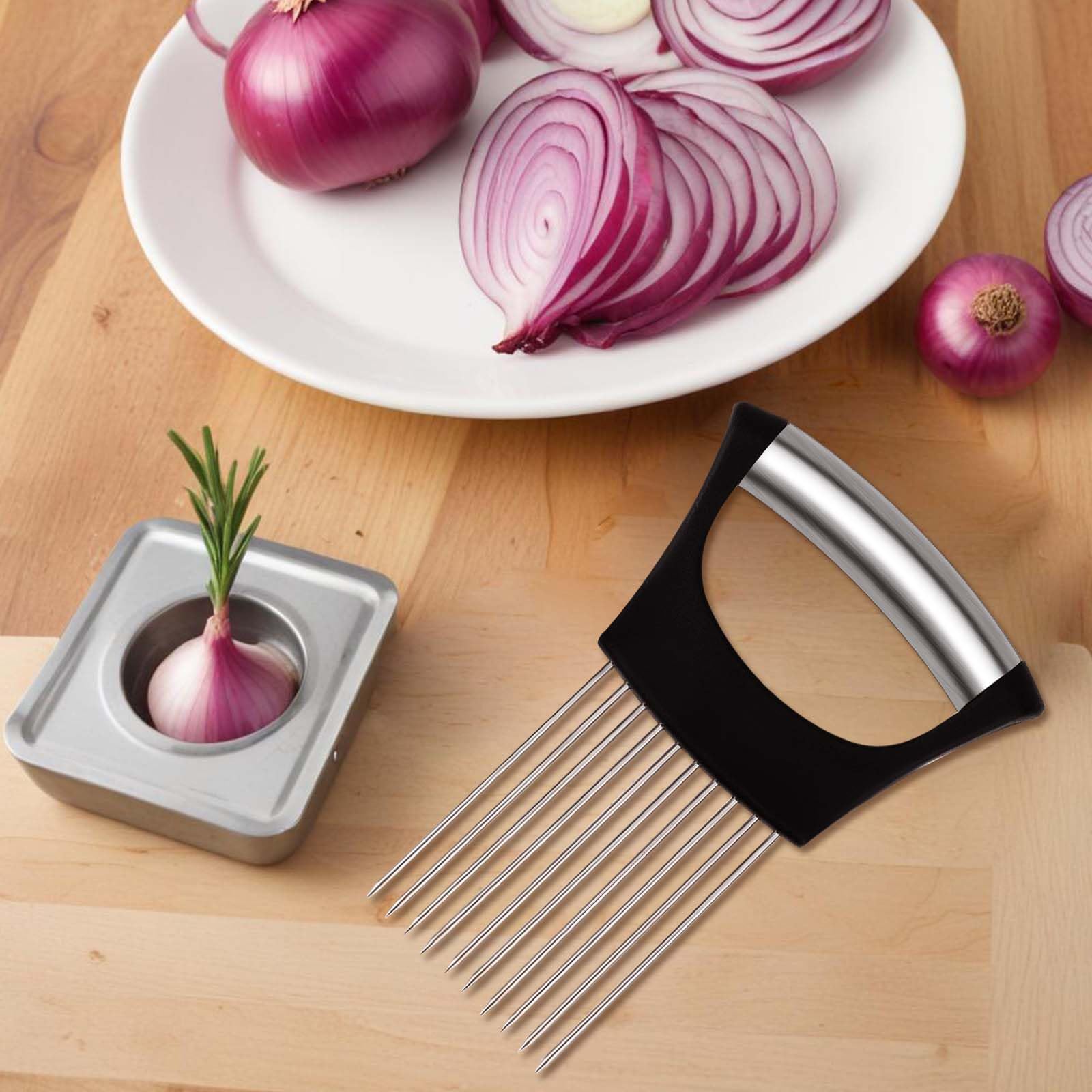 Zwiebelhalter Zum Schneiden, Zitronenschneider, Zwi Produktbild-Vorschau 10