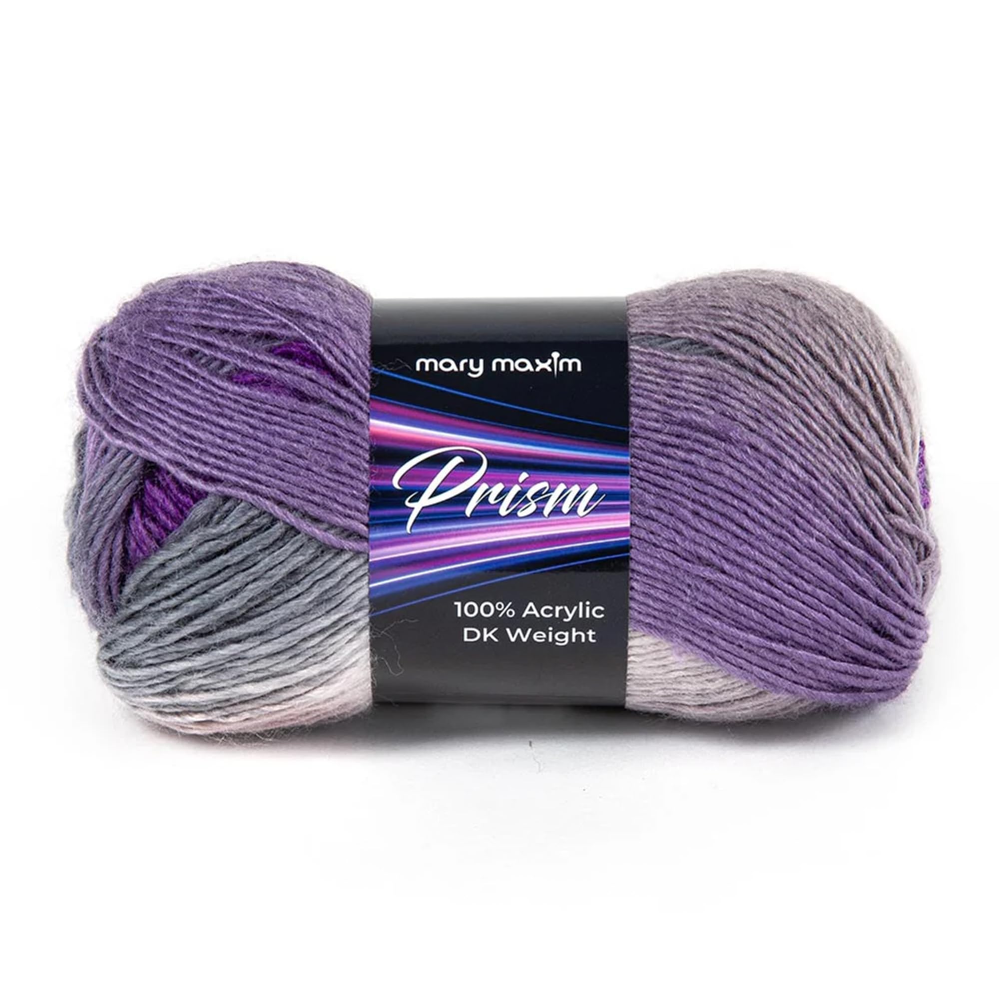 Mary Maxim Prism Hilo Iris ovillo de lana degradada ombre crochet