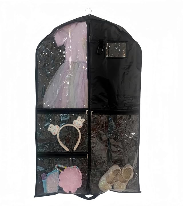 Dance Costume Garment Bag for Travel with Handles 39 Inch Garment Bag for Dance Competitions Kids Hanging Clothes