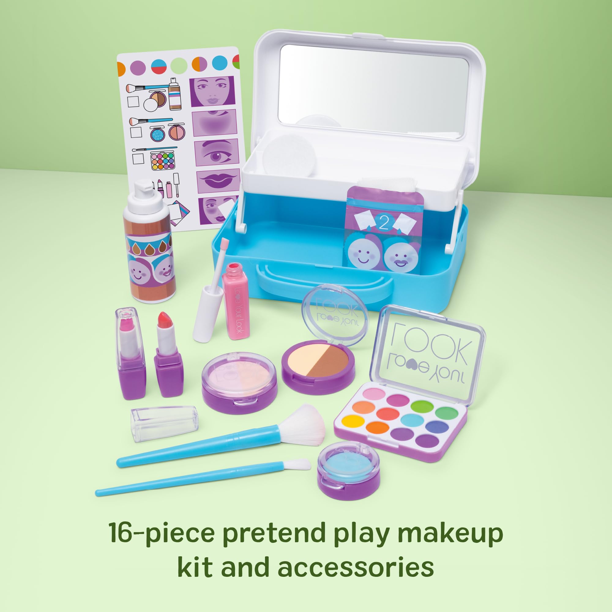 Melissa & Doug Love Your Look Pretend Makeup Kit Play Set