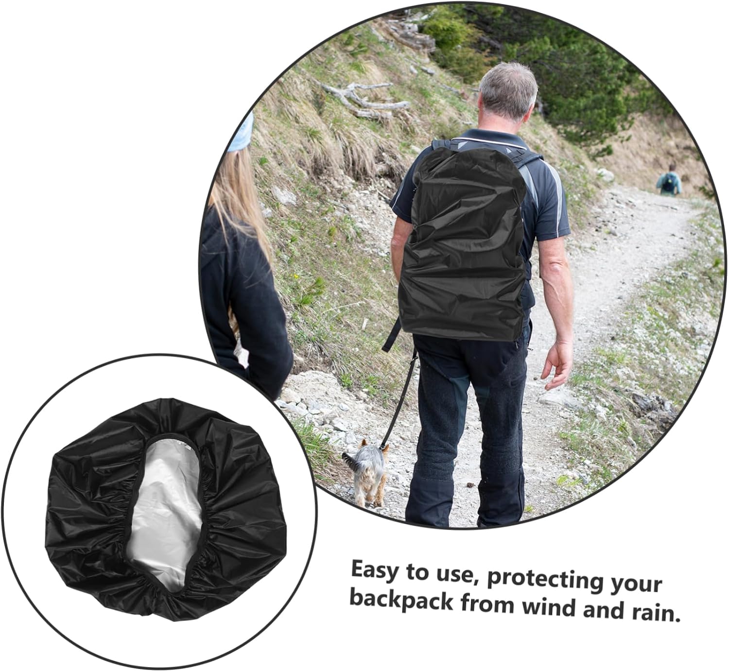 Backpack Cover Rainproof Bag Protector for Hiking Camping and Outdoor Activities Fits Backpack Approx