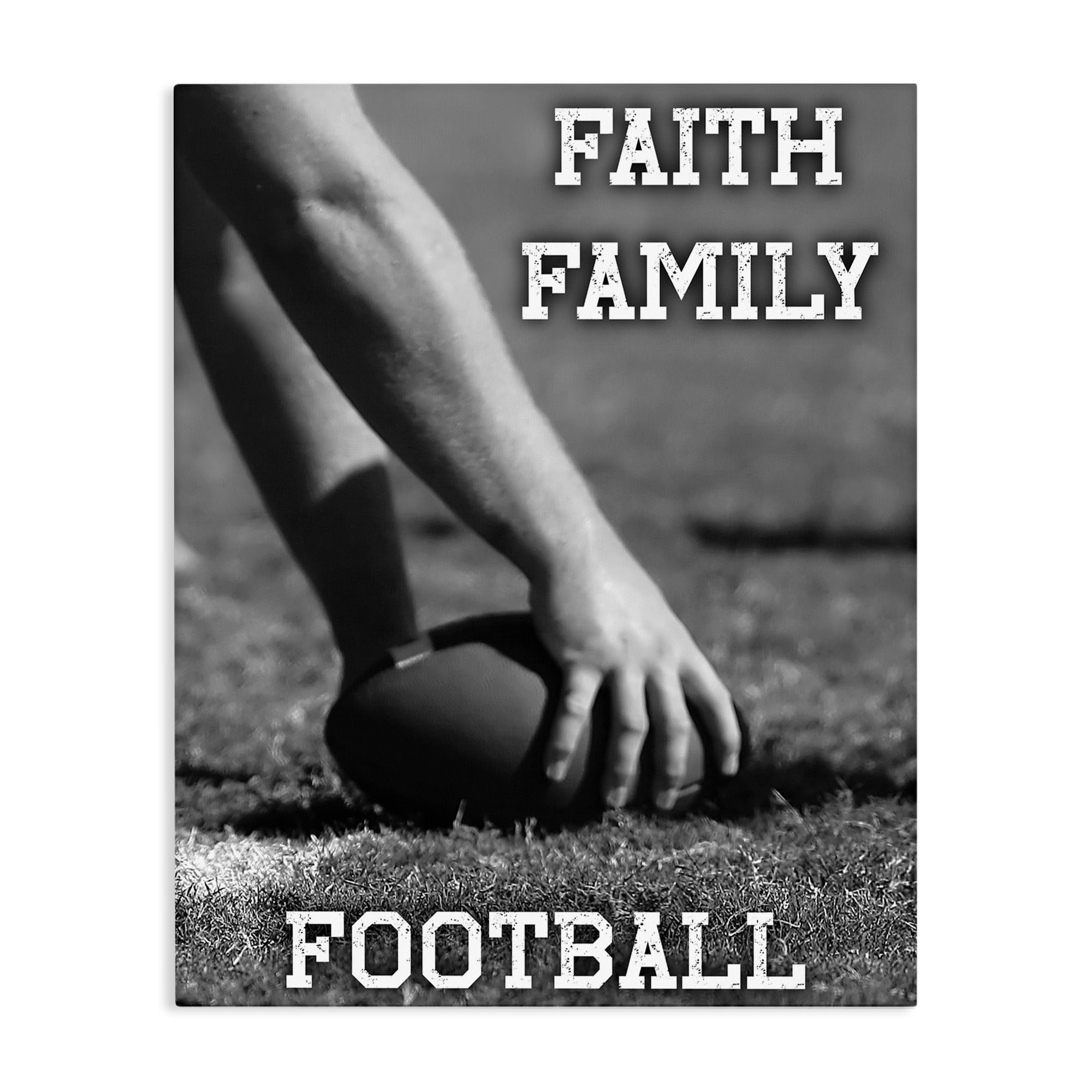 Stupell Industries Unframed 'Faith Family Football Hike'| Canvas Art