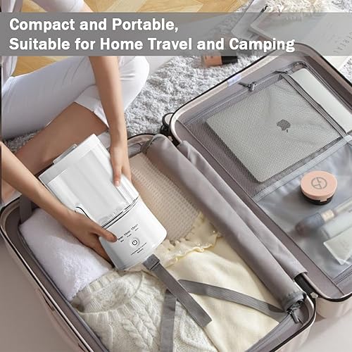 Miniatura 7 de Mini lavadora portátil, lavadora portátil compacta y limpiador de brochas de maquillaje, lavadora de ropa interior para Scoks y ropa pequeña idea