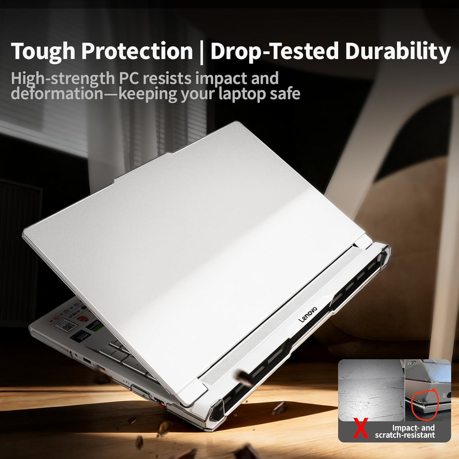 Laptop Case Set for 2025 Legion Pro 7i / 7 Gen 10 Intel/AMD 16" Matte PC Protective Cover with TPU Keyboard Cover & Screen Protector, Anti-Scratch Anti-Yellowing Shockproof Shell