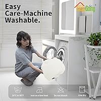 Vista 359 de Easy-Going - Funda elástica para sofá, 1 pieza, protector de muebles, suave, con parte inferior elástica, para niños, tela de jacquard de poliéster