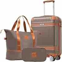 Amazon.com | Merax Pcs 20 Inch Carry On Luggage Lightweight