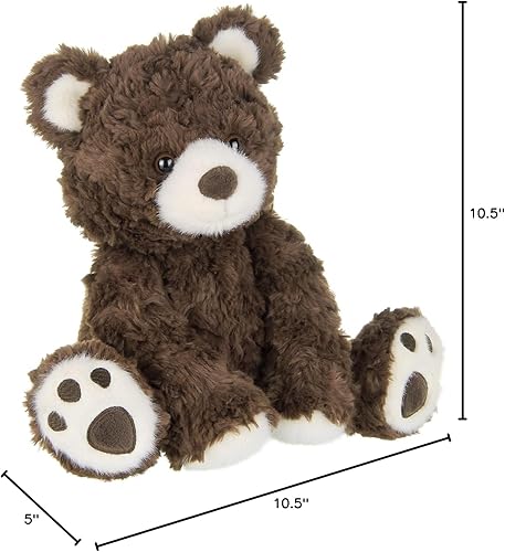 Vista 45 de Bearington Lil' Barnaby - Oso de peluche, color marrón chocolate, 11.5 pulgadas Lil' Barnaby de 11.5