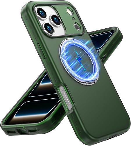 ACKETBOX for iPhone 17 Pro Max Case,Built-in Kickstand,Compatible with MagSafe,3