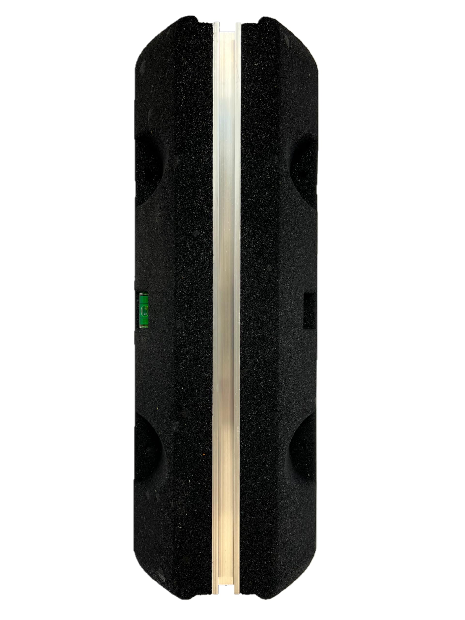 Lot de 2 socles d'amortissement - Console de sol de 450 mm pour climatiseurs, pompes à chaleur - 2 pieds anti-vibrations - Socle de montage - Bloc de montage en caoutchouc - Pour climatiseur