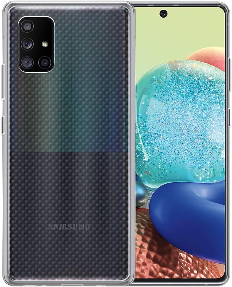 Galaxy A71 4G SM-A715F/DS Case,Full Cover Resistant Anti-Dirt Portable Durable Back Bumper Protective Soft TPU Case Cover Skin Compatible with Samsung Galaxy A71 4G SM-A715F/DS