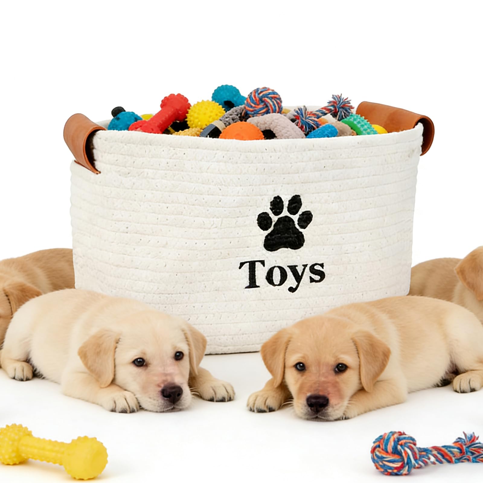 Panier à jouets pour chien et chat pour ranger le salon ou la chambre d'enfant