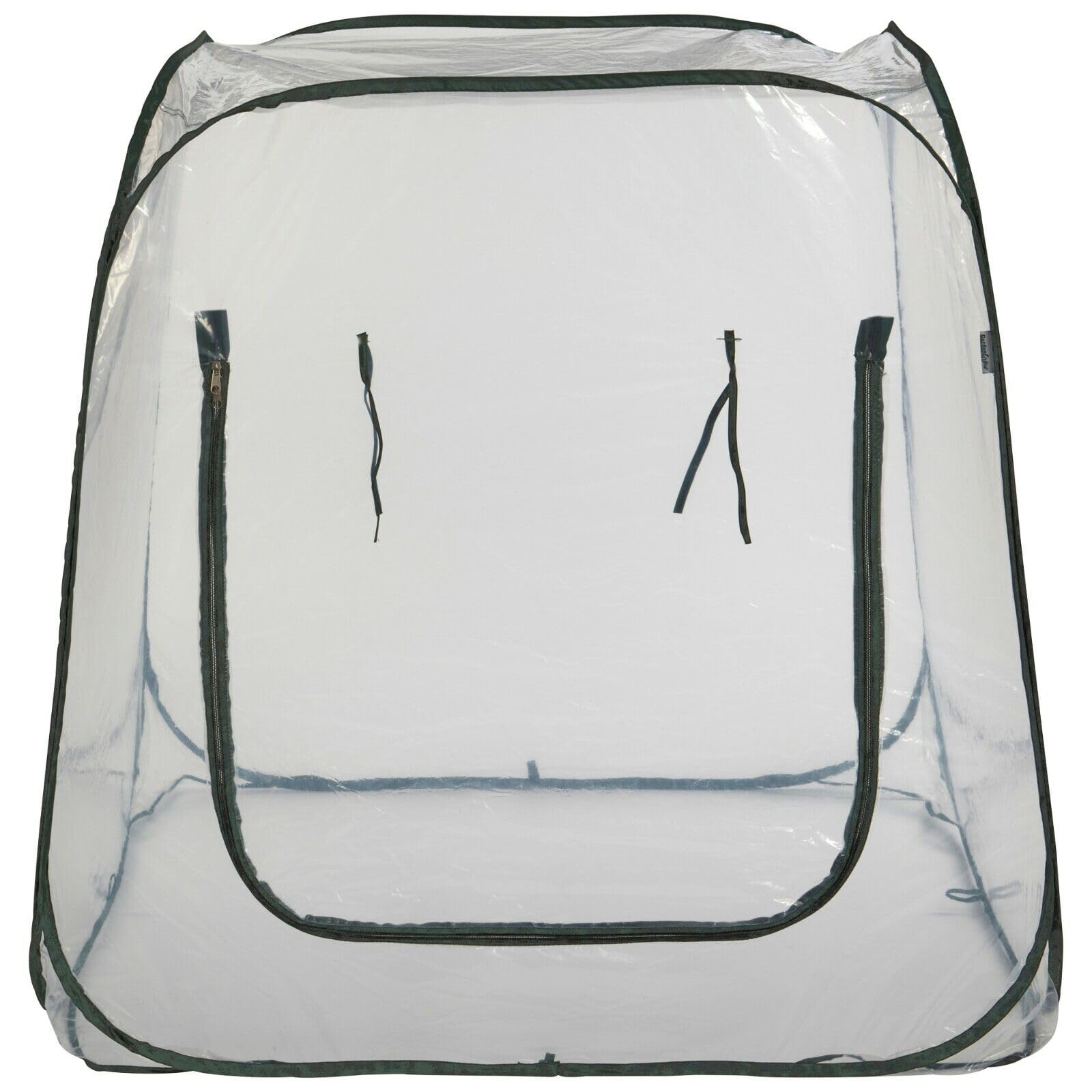 Portable Pop-Up Garden Cloche Mini Greenhouse with Roll-Up Door, Plant Protection Cover for Vegetables, Frost Shield for Outdoor Growing (Pop-up Cloche x1)