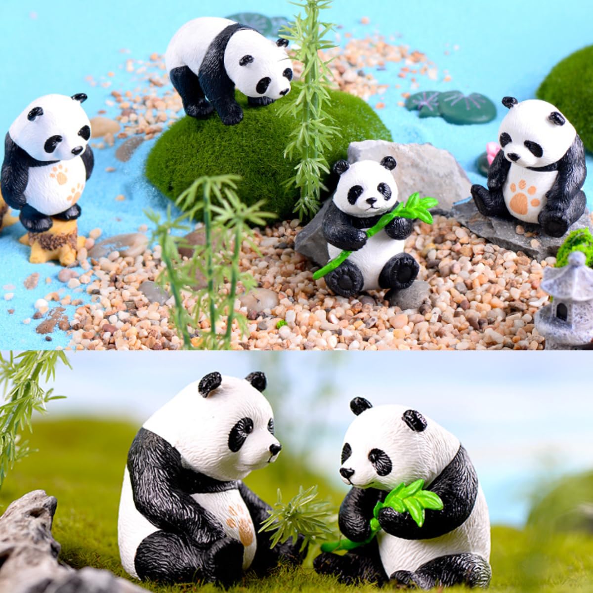 KARLOR 4 Pcs Pandas Set
