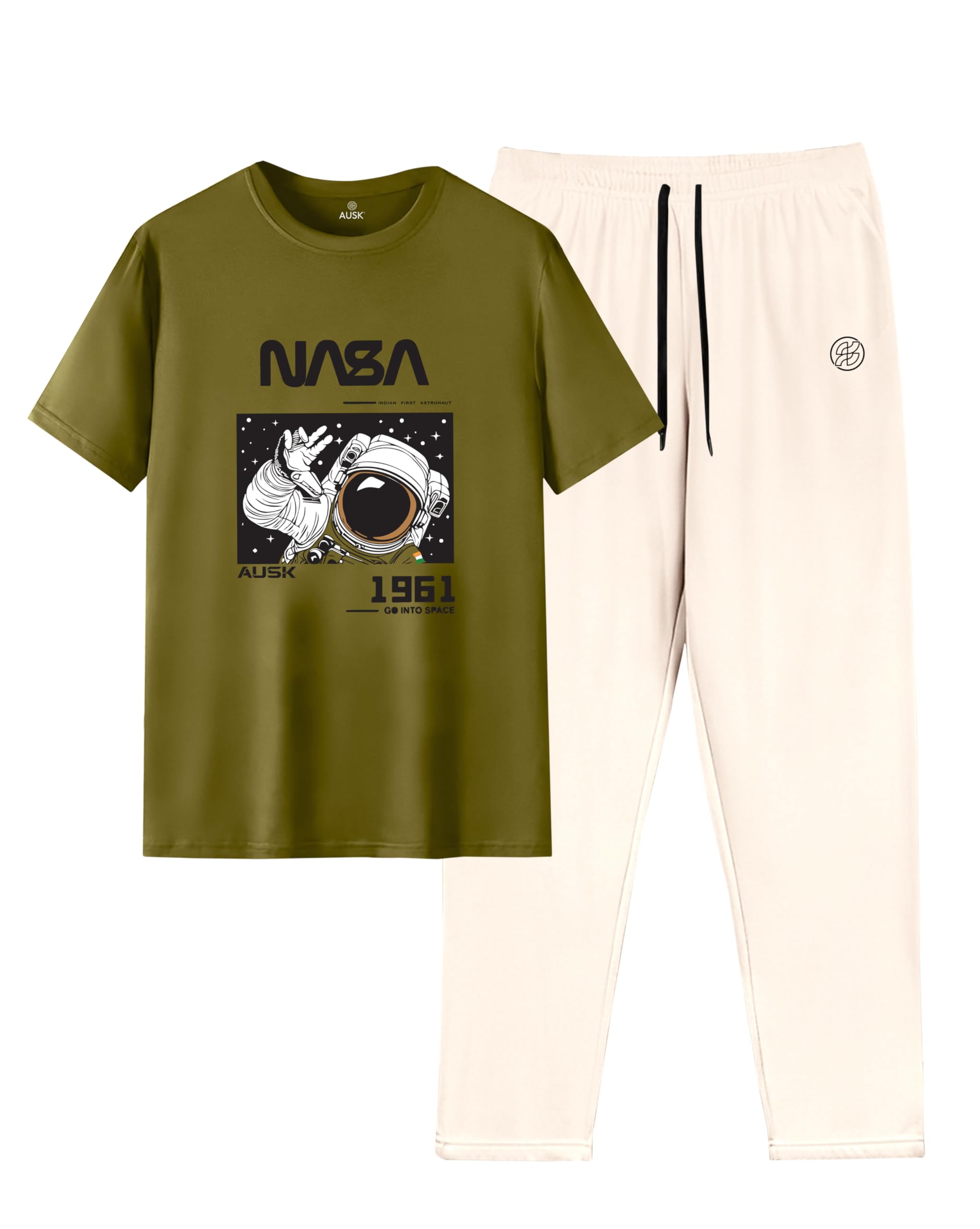 Men Coords set for summer wear with Oversized T-shirt and Trouser set for mens-image-34
