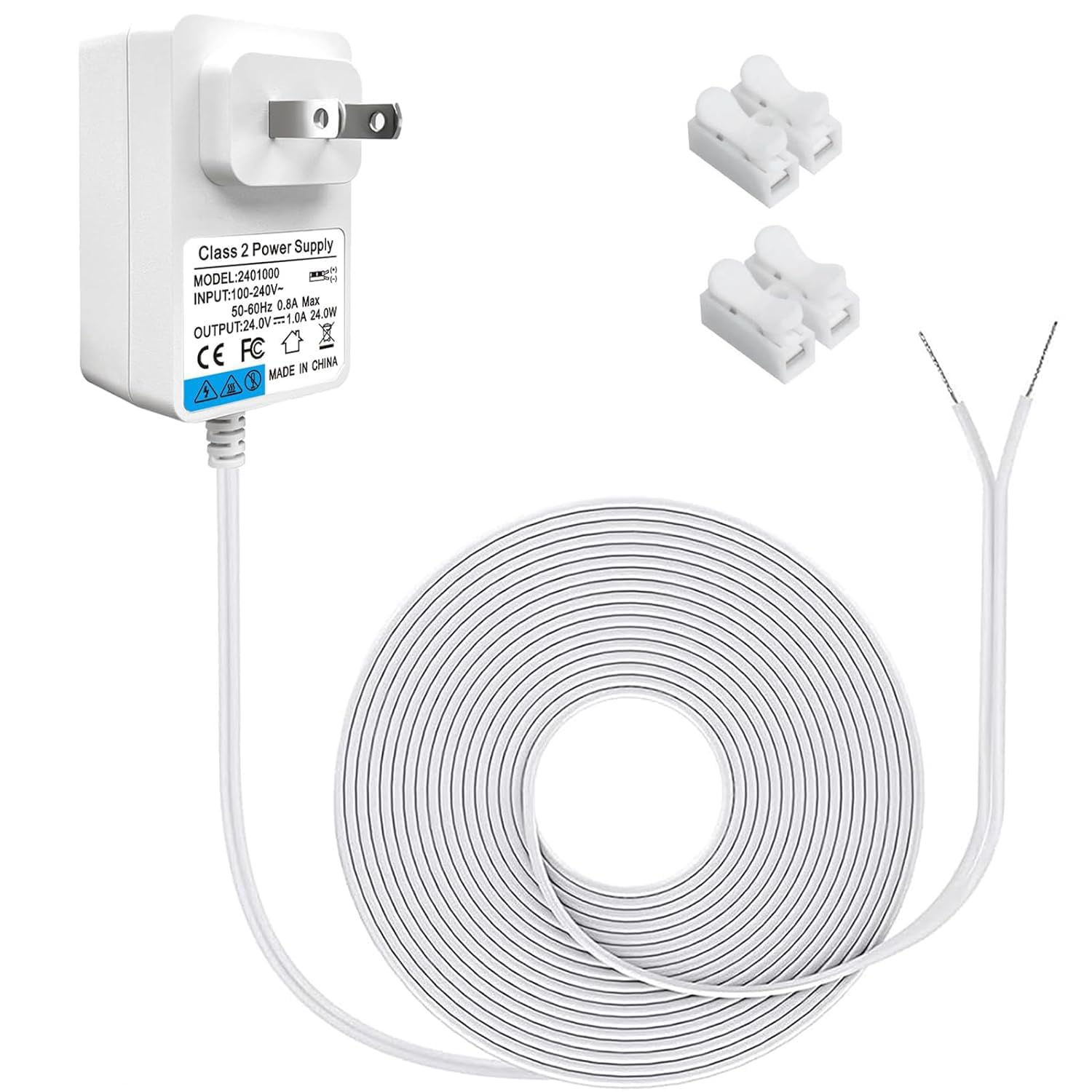 DC 24V Doorbell Power Adapter, 110V240V AC to DC 24V Adapter