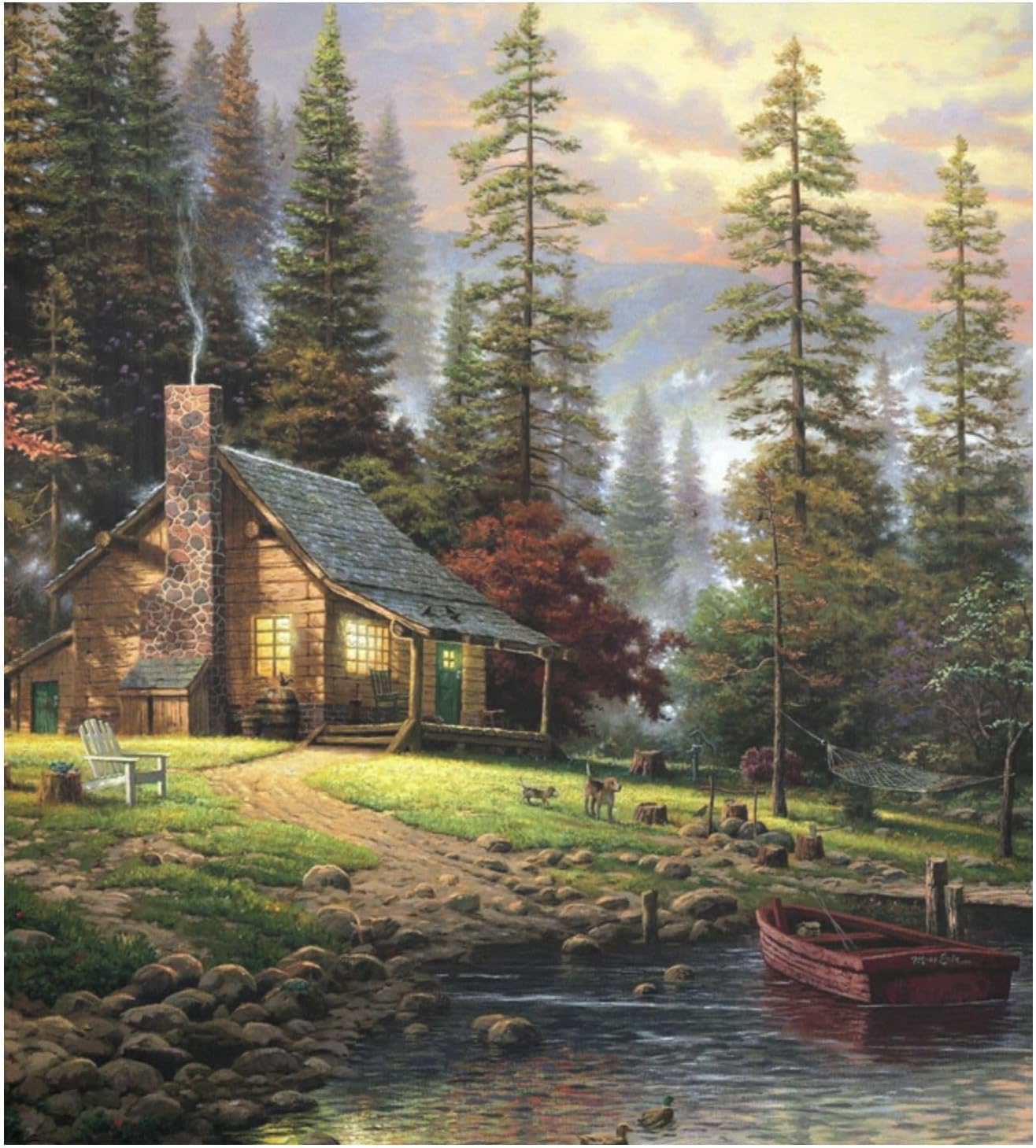 Dishwasher Magnet Cover Dishwasher Front Panel Covers Decorative Magnetic Appliance Cover Kitchen Decor Home Cabinet Decals Refrigerator Magnetic Sticker 23" W x 26" H Trees and Houses