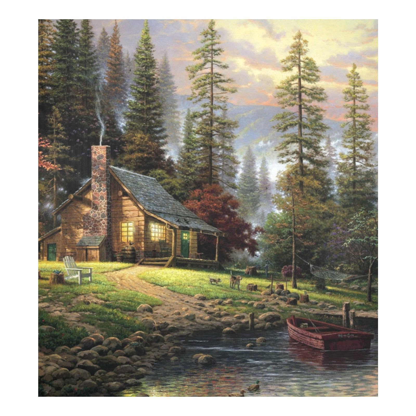 Dishwasher Magnet Cover Dishwasher Front Panel Covers Decorative Magnetic Appliance Cover Kitchen Decor Home Cabinet Decals Refrigerator Magnetic Sticker 23" W x 26" H Trees and Houses