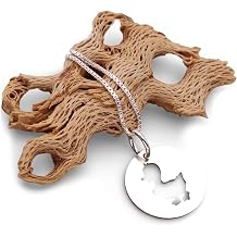 Sterling Silver Duck Necklace for Women